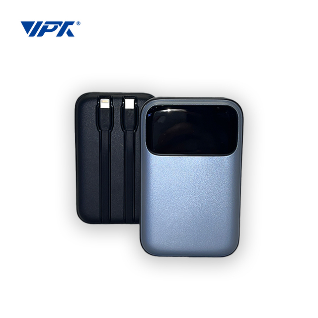 Custom Logo 10000mAh Power Bank with LED Display 22.5W Fast Charging for Phones LI-Polymer Battery Easy-to-Carry Portable Device