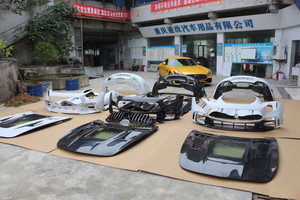 Piezas de Repuesto para Mercedes-Benz AMG GT GTC GTS, Nuevas, Estilo GTR, Kit de Carrocería con Alerón Delantero y Trasero - Product Image 2