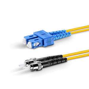 数据中心单工9/125μ<span class=keywords><strong>m</strong></span> 1m 1.5m 3m 5m UPC APC低损耗SC ST PVC LSZH跳线光缆光纤跳线 - Product Image 1