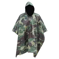 Military Camouflage Raincoat for Men, Poncho, Waterproof