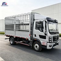 Gebrauchte Frachtbox-Lichtgitter-LKW Sinotruk Howo Hanjiang PRO 180PS 4,15m Einzelkabine