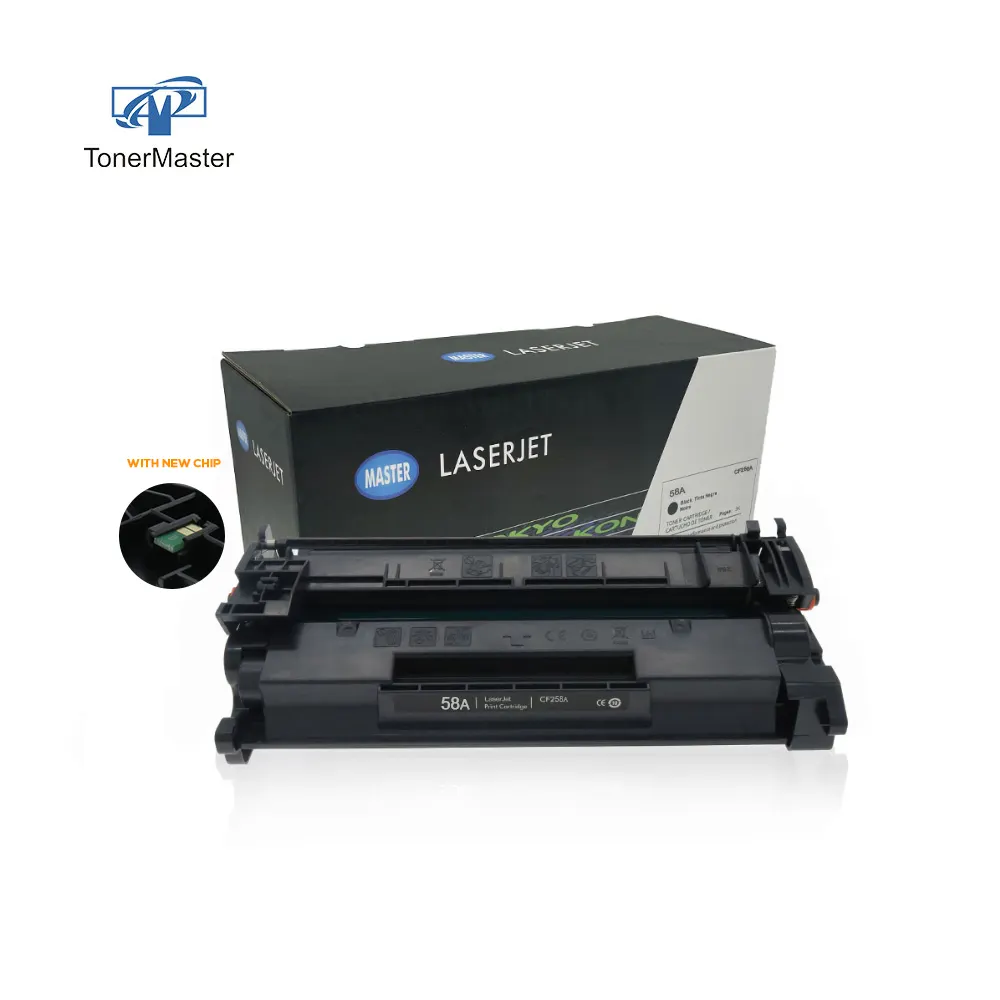 Read Original Chip CF258A 58A CF259A 59A Toner Cartridge For HP Laserjet Pro M404 MFP429