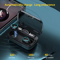 Nouveaux Écouteurs TWS M10 Original sans Fil de Sport Étanche, Hifi, USB, Intra-auriculaires, Réducteurs de Bruit, pour Gaming et Professionnel, Vente en Gros