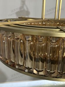 Modern Luxury American Style Villa <b>Chandelier</b> All Copper <b>Light</b> for Model Styles Home Decor HM-HR Copper <b>Chandelier</b> HM-HR HM-HR H - Product Image 3