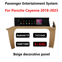 Car Co pilot Multimedia Android Display Radio Player pour Porsche Cayenne 2018-2023 Carplay Auto Central Control Unit GPS Navi