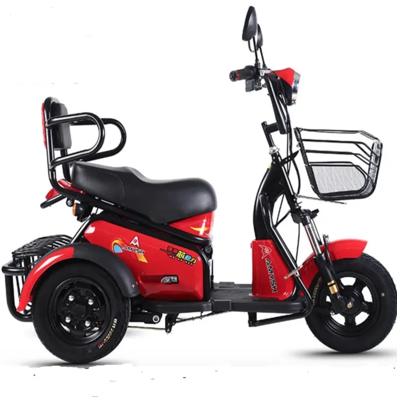 48V500W Filipinas 3 ruedas triciclo/eléctrico de tres ruedas/pasajeros triciclos scooter
