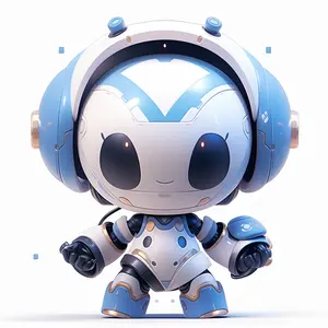 Robot personalizzato figura attiva mobile bambino 3D Vninyl Robot Action Figure