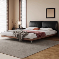 Cama de Plataforma Tatami Japonesa Moderna, Tamaño King/Queen, de Madera Sólida Ecológica, Muebles de Dormitorio, Venta Directa de Fábrica
