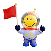 YTSF-D14 Décoration de scène de carnaval, modèle d'astronaute gonflable géant personnalisé avec éclairage pour publicité