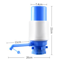 Pompe manuelle de bureau pour grande bouteille d'eau, mini-distributeur portable en plastique de 19 litres (20L, 5 gallons)