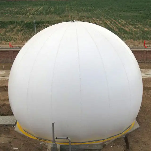Esmalte biogas digster tanque metano acessível