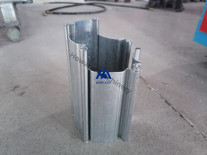 פאנל דלת תריס מתכת אוטומטית להתאמה אישית להרכיב מסגרת מסגרת תריס גיליון תריס לחיצה - Product Image 2