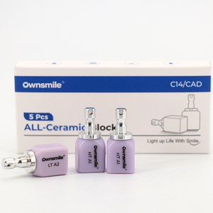 Ownsmile C14 Verre Céramique Lithium Disilicate HT MT LT Céramique Dentaire A1 A2 A3 5 pièces/boîte pour Facettes et Couronnes - Product Image 4