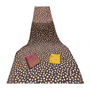 Ensemble 3 pièces de luxe pour femmes, style Moyen-Orient, en Spandex, à manches longues, avec dentelle florale, écologique, vêtements Kanga pour adultes - Product Image 4
