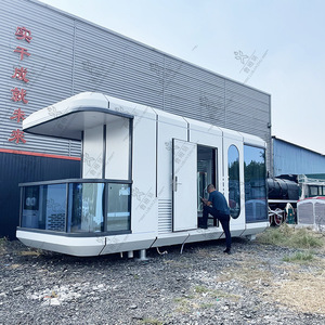 Casa Móvil de Dos Pisos con Estructura de Acero y Placas de Aluminio, Tipo Cápsula Espacial, Cabaña, Contenedor - Product Image 2