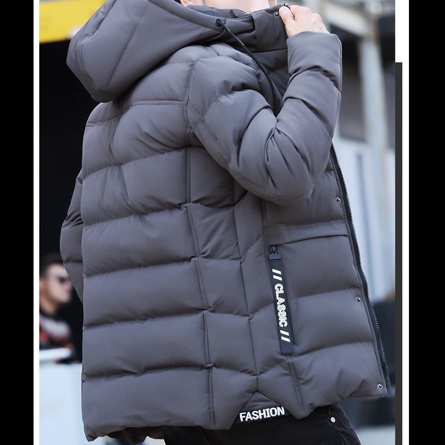 LW-новая модная спортивная Высококачественная разборная мужская куртка с капюшоном и хлопковой подкладкой на молнии