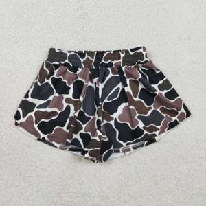 กางเกงขาสั้นลายเสือดาวแฟชั่นสำหรับผู้หญิง รุ่น RTS Hunting Camouflage School Team ดีไซน์แบบมีซับใน เหมาะสำหรับเล่นกีฬา ชุดคู่แม่ลูก - Product Image 3