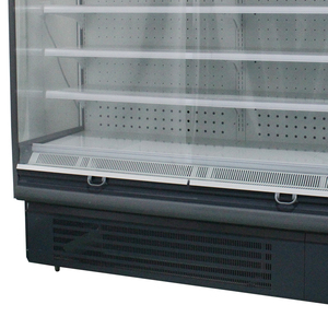 Réfrigérateur commercial pour supermarché, refroidi par air, en acier inoxydable, à dégivrage automatique, pour fruits, légumes, boissons, avec éclairage LED - Product Image 5