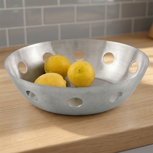Durable Modern Stainless Steel Oval <b>Bread</b> <b>Basket</b> for Restaurants Bakeries Hotels & Buffet Use-Food Storage Wholesale Supply - Product Image 2