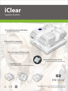 Shinye-Soportes de cerámica para <span class=keywords><strong>ortodoncia</strong></span> dental, de zafiro transparente puro, de alta calidad, <span class=keywords><strong>invisibles</strong></span> - Product Image 4