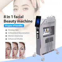 Vente flash - Machine d'hydrodermabrasion - Aqua peeling - Nettoyage en profondeur de la peau - Soins du visage - Raffermissement de la peau - Pulvérisation d'oxygène - Élimination des rides