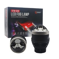 Phare antibrouillard LED laser triple direct GTW 3,0 pouces - Lentille bi-xénon 3 couleurs, faisceau haut/bas super lumineux, ajustement universel, vente en gros