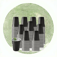 Gobelets en plastique jetables rouges en PP écologiques et durables de 16 oz, couleurs personnalisées, directement de l'usine, pour fêtes d'anniversaire, mariages, échantillons gratuits