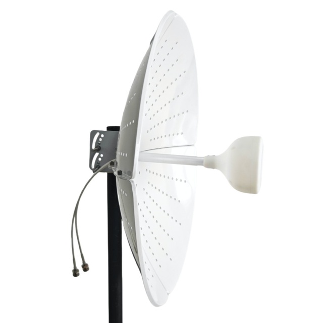 1700-4200MHZ High Gain 2x22dBI 4G 5G Mimo Long Rang 60cm Parabolic Dish Communication Antenna for Router