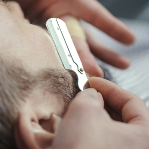 Nouveau rasoir à lame unique de galvanoplastie rasoir de salon de coiffure manuel couteau de rasage poignée pliante en acier inoxydable rasoir de barbier rasoir - Product Image 4