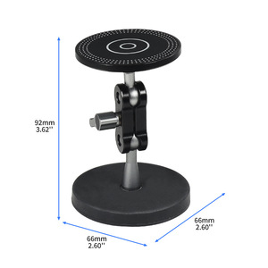 แท่นยึดกล้องแอคชั่นแบบแม่เหล็กยืดหยุ่น Takenoken สำหรับ Go Pro 13 <span class=keywords><strong>Osmo</strong></span> Action 5 อะลูมิเนียมอัลลอยด์ หัวบอลขนาด 17 มม. อะแดปเตอร์ยึด - Product Image 6