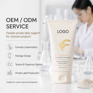 Limpiador Facial Profesional Purificante, Refrescante y Suavizante, Purifica los Poros, No Reseca, con Extracto de Arroz, para Piel Grasa y Mixta, Espuma Limpiadora de Arroz - Product Image 3
