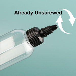 Hot bán Rỗng trong suốt 20ml 30ml 50ml 60ml 100ml 200ml 250ml 300ml dầu tóc ô liu bóp ống nhỏ giọt Applicator chai - Product Image 4