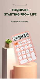 Calculatrice électronique portable blanc pour enfants, pour étudiants, 12 chiffres - Product Image 5