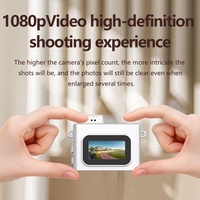 Mini caméra YPORANGEcheng 1080P HD avec capteur CMOS, format microSD, taille pouce, écran grand angle de 1,0 pouce, cadeau numérique OEM/ODM