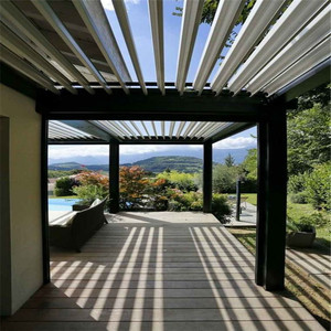 <span class=keywords><strong>Toldo</strong></span> nuevo Swing techo accesorios dosel Arbor adjunta a casa Pergola cubre Kits de aluminio pérgola - Product Image 5