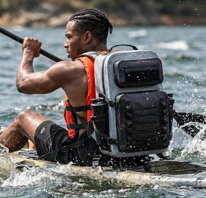 Dry Bag Waterproof Backpack 30L Tactical Backpack for Paddle Boarding <b>Fishing</b> Travel Camping Beach <b>Floating</b> Dry Bag for Men - Product Image 2