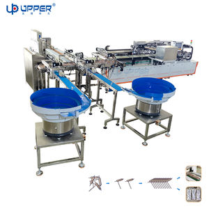 Alieno parti metalliche vibratore ciotola di smistamento automatico linea di confezionamento con flusso macchina per l'imballaggio e sottovuoto macchina per insaccare superiore - Product Image 1