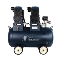 Compresseur d'air électrique portable ACE en cuivre pur, sans huile, silencieux, pour la menuiserie, l'aérographe, la peinture, la réparation automobile
