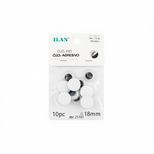 Il Craft Eyes 18mm Adesivi 10pz per Giocattoli e Artigianato - Product Image 2