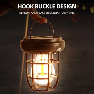 New Solar Tungsten Wall Lamp Three Modes Outdoor Villa Garden Courtyard Waterproof Decoration Induction <b>Lantern</b> Small Night Lamp - Product Image 4