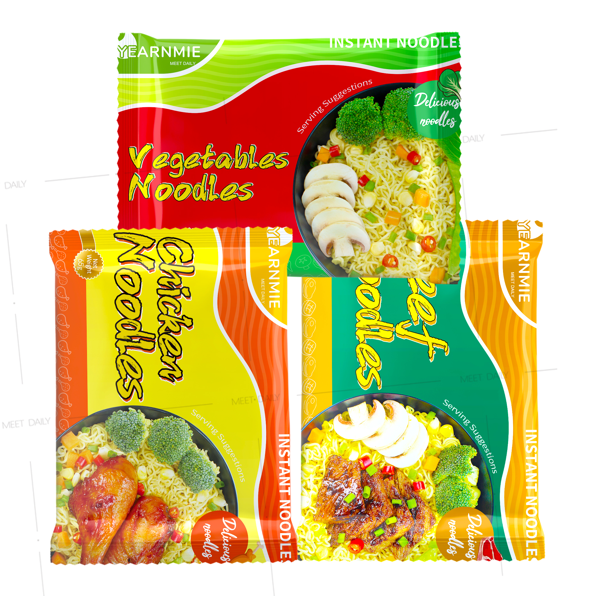 Лапша быстрого приготовления, жареная лапша из Индонезии, оптовая продажа, Вегетарианская дешевая заводская цена, куриный вкус, индомы, 12 месяцев