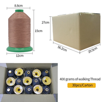 Fil à tricoter Gallop en gros d'usine 300D/16 1,2 mm haute ténacité 100 % polyester pour broderie, crochet et couture de chaussures