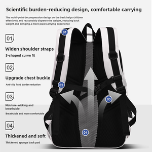 Borsa a tracolla leggera con chiusura a cerniera impermeabile con chiusura a cerniera per il tempo libero di nuova tendenza per studenti delle scuole superiori - Product Image 5