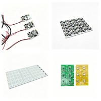 Nouvelle carte de circuit imprimé (PCB) FST pour éclairage LED sans soudure, 12V/24V CC, avec variateur tactile, capteur de mouvement PIR et interrupteur à détection de mouvement manuel