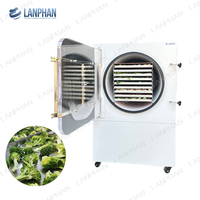 Industriële vriesdrooginstallatie 60-70 kg per batch, commerciële lyofilisator met 18 trays voor fruit, groenten, vlees, vis en voedsel.