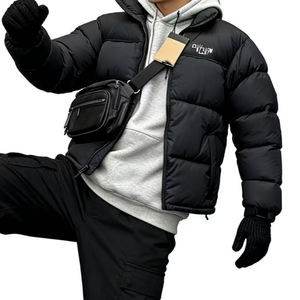 Giacche <span class=keywords><strong>Puffer</strong></span> Invernali da <span class=keywords><strong>Uomo</strong></span> <span class=keywords><strong>North</strong></span> di Alta Qualità con Logo, Nere, Originali e Calde - Product Image 5