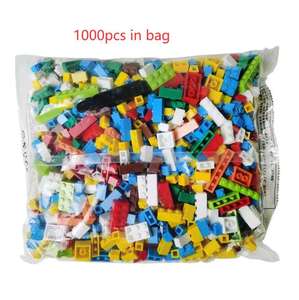 Juego de Bloques de Construcción Clásicos de Plástico, 500/1000 Piezas, Bloques de Juguete DIY, Juego de Bloques de Construcción Básicos Compatibles con las Principales Marcas - Product Image 4