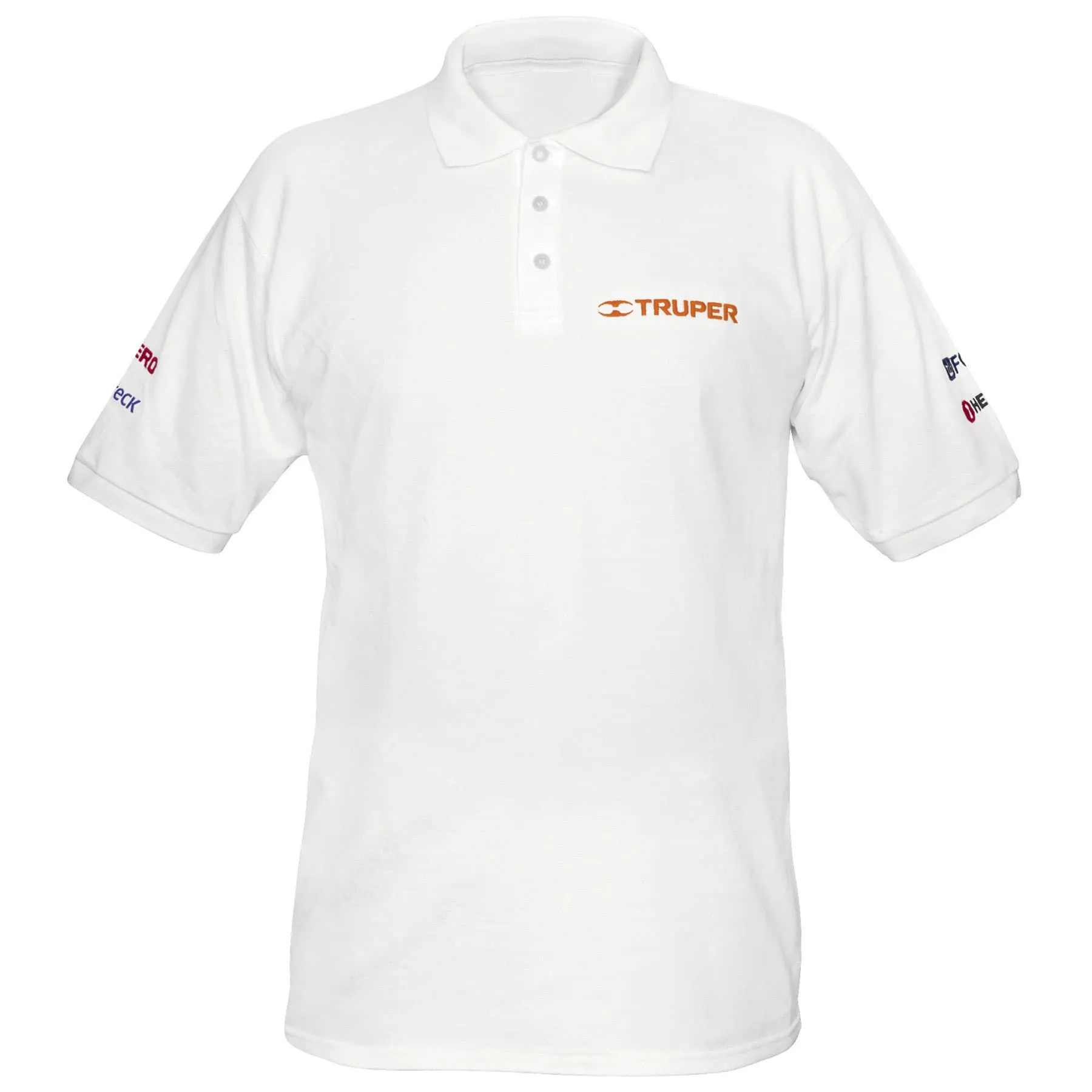 EG Truper 100% Polyester for Polo Playera Para Hombre XL Longitud Confeccionada Mano Diseño Solido Y Dark Embroidered Para El