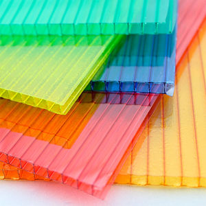 10mm rỗng rõ ràng tấm polycarbonate tấm nhựa PC nhà kính mái tường Bảng điều khiển - Product Image 1