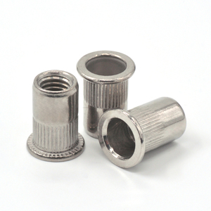 Chất lượng cao 304 thép không gỉ M3 M4 M6 M8 M10 M12 hạt đinh tán Đầu Phẳng cho các ứng dụng khai thác mỏ - Product Image 4